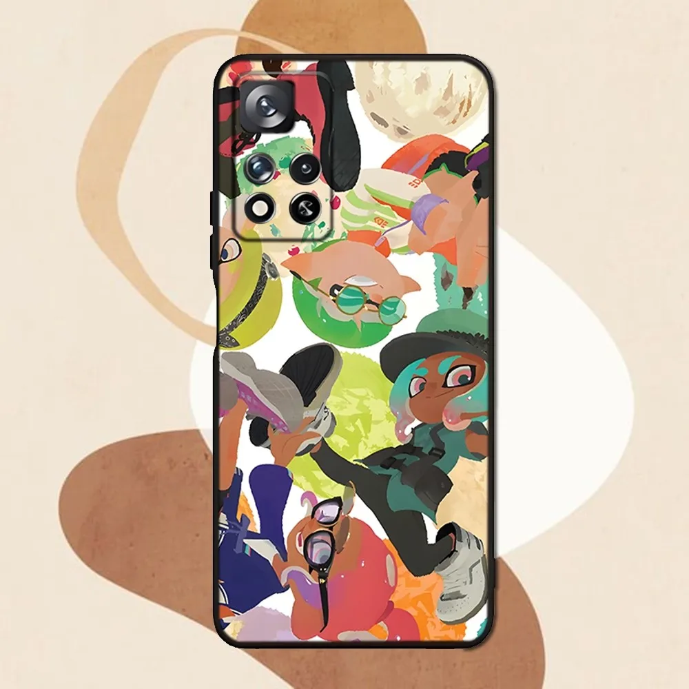 Чехол для телефона S-SplatoonS Game Samsung Galaxy A73 A91 A53 A52 A32 A13 A21 A34 A71 A31 A22 A20 черный чехол