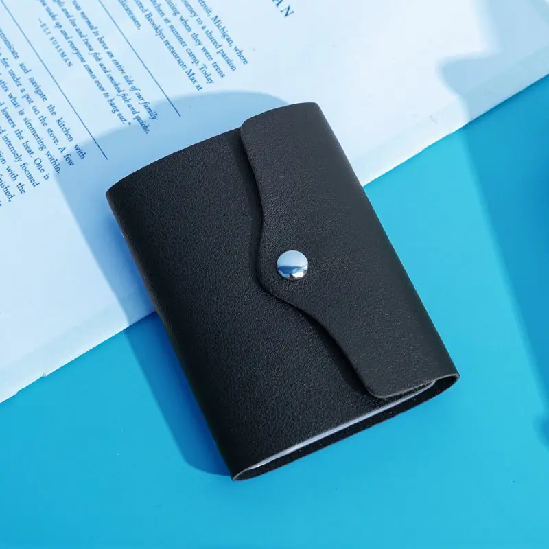 

Размагничиваемая искусственная кожа с несколькими картами для мужчин и женщин, Мужская идентификация, искусственная кожа, бумажники для же...