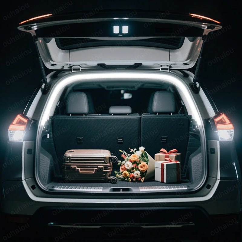 ДЛЯ 2008-2025 NISSAN X-TRAIL модификационный светильник багажника Атмосферные фонари Белый теплый белый Светодиодный светильник заднего багажника