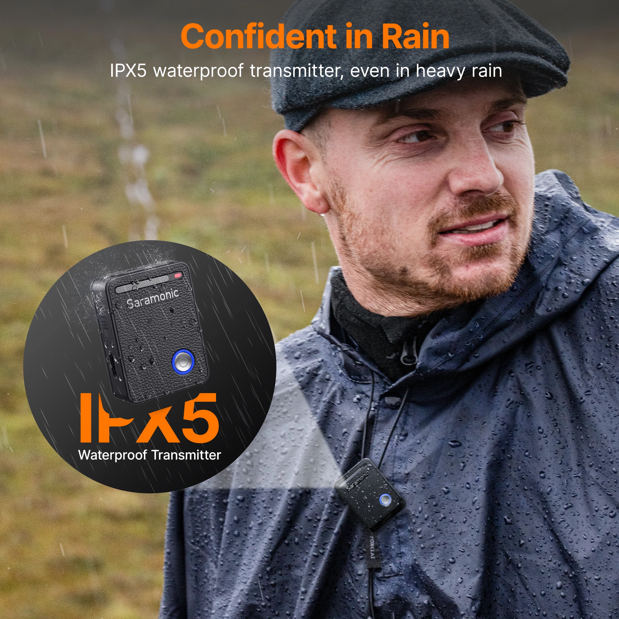 Saramonic Ultra беспроводной петличный микрофон для iPhone Android USB-C смартфоны DSLR камера