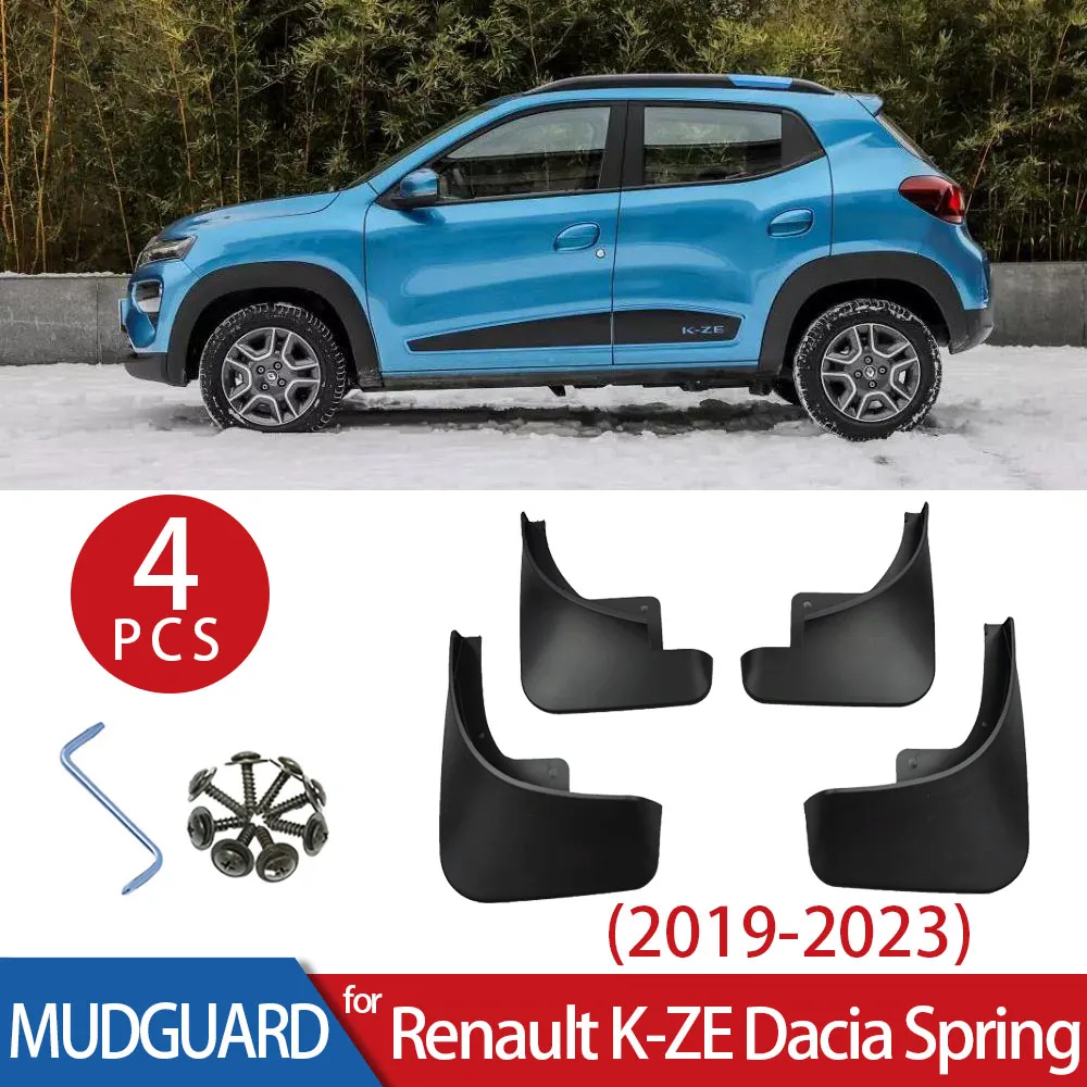 Автомобильный брызговик для Renault City K-ZE Dacia Spring Kwid E-Tech Electric 2019 2020 2021 2022 2023
