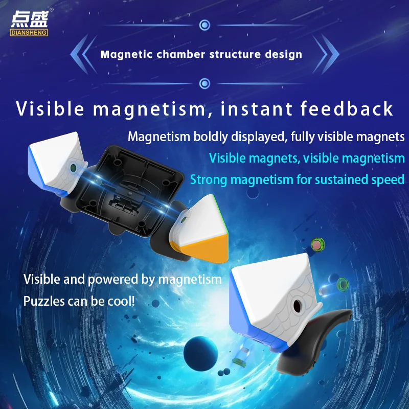 [CubeFun] Diansheng Googol Skewb 9 см магнитный волшебный куб большой размер без наклеек