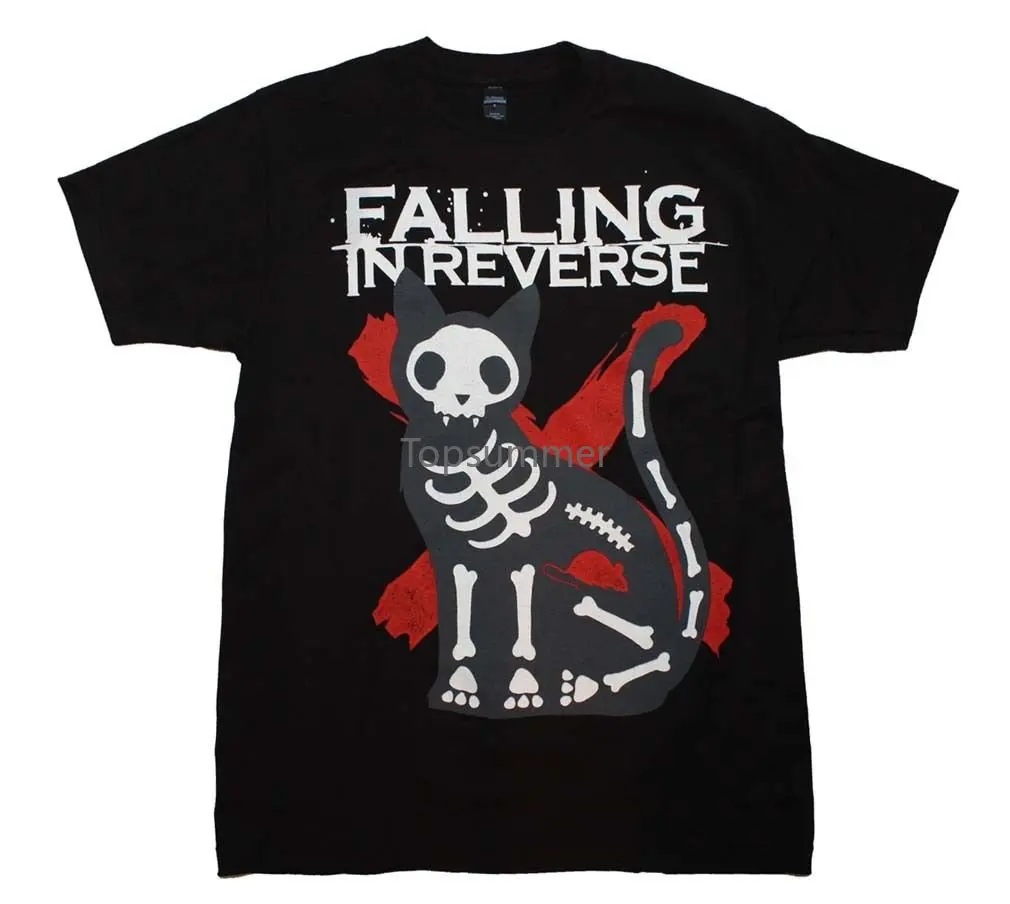 

Falling In Reverse X Ray Cat Men'S Adult Black New Cotton T Shirt Krm