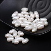 10 20pcslot natural freshwater pearl beads 5mm rice shape cultured pearls for jewelry making bracelet diy necklace earrings