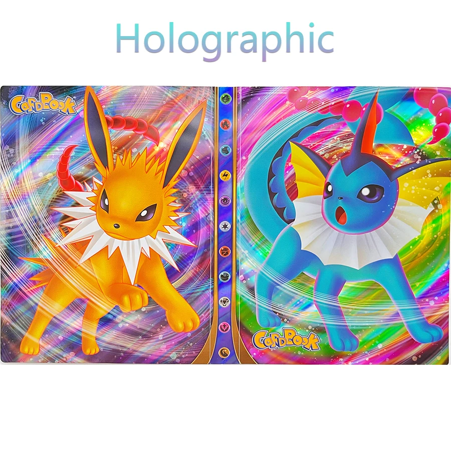 

Pokemon Cards Anime 240Pcs Holo Album Book Card File Pikachu Charizard Folder Binder GX Vmax Toys Game Cards Pack Holder Booklet