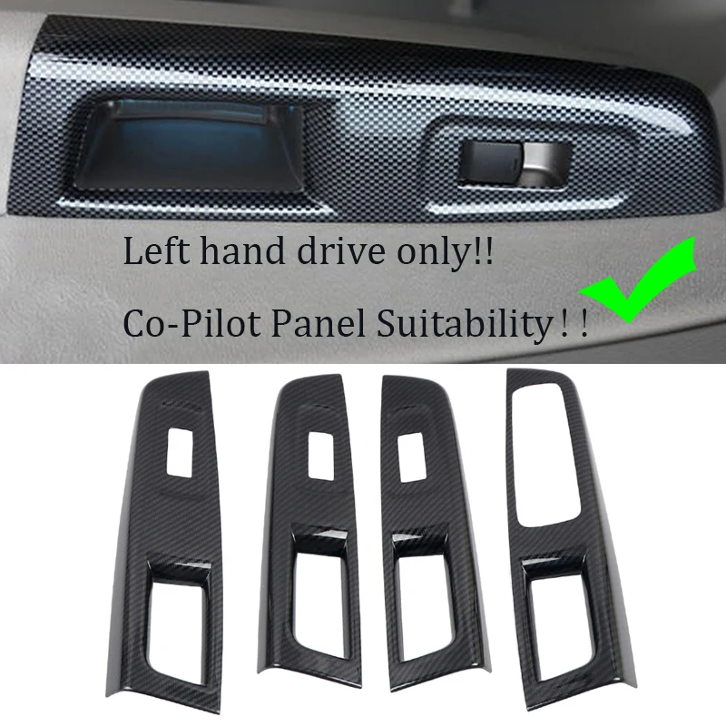 

Для Subaru WRX STi 2007-2013 углеродный стиль интерьер приборной панели консоли ручки чаши окно Лифт кнопка переключатель панель Крышка отделка