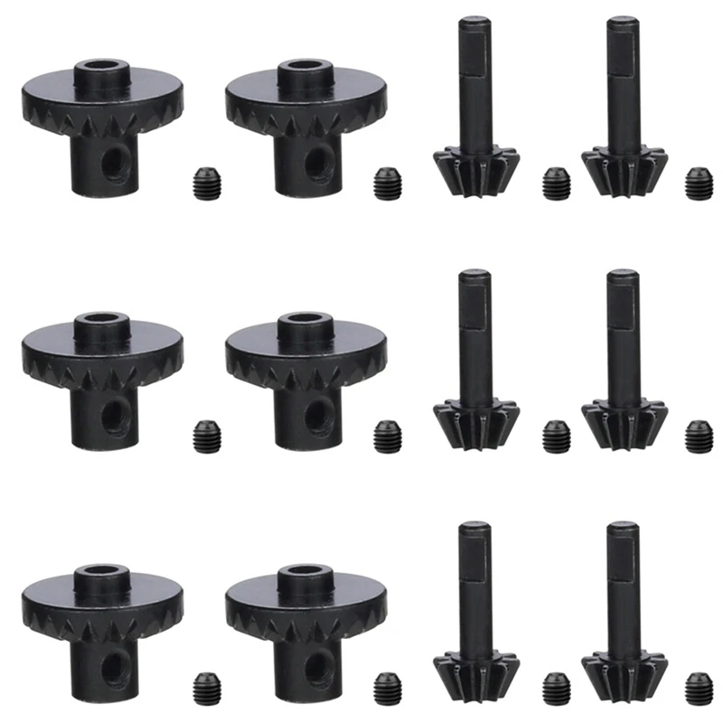 

3X Steel Front & Rear Axle Gear Drive Shaft Gears Upgrade Accessories For WPL B24 B36 C14 C24 MN D90 D99 MN99S Parts
