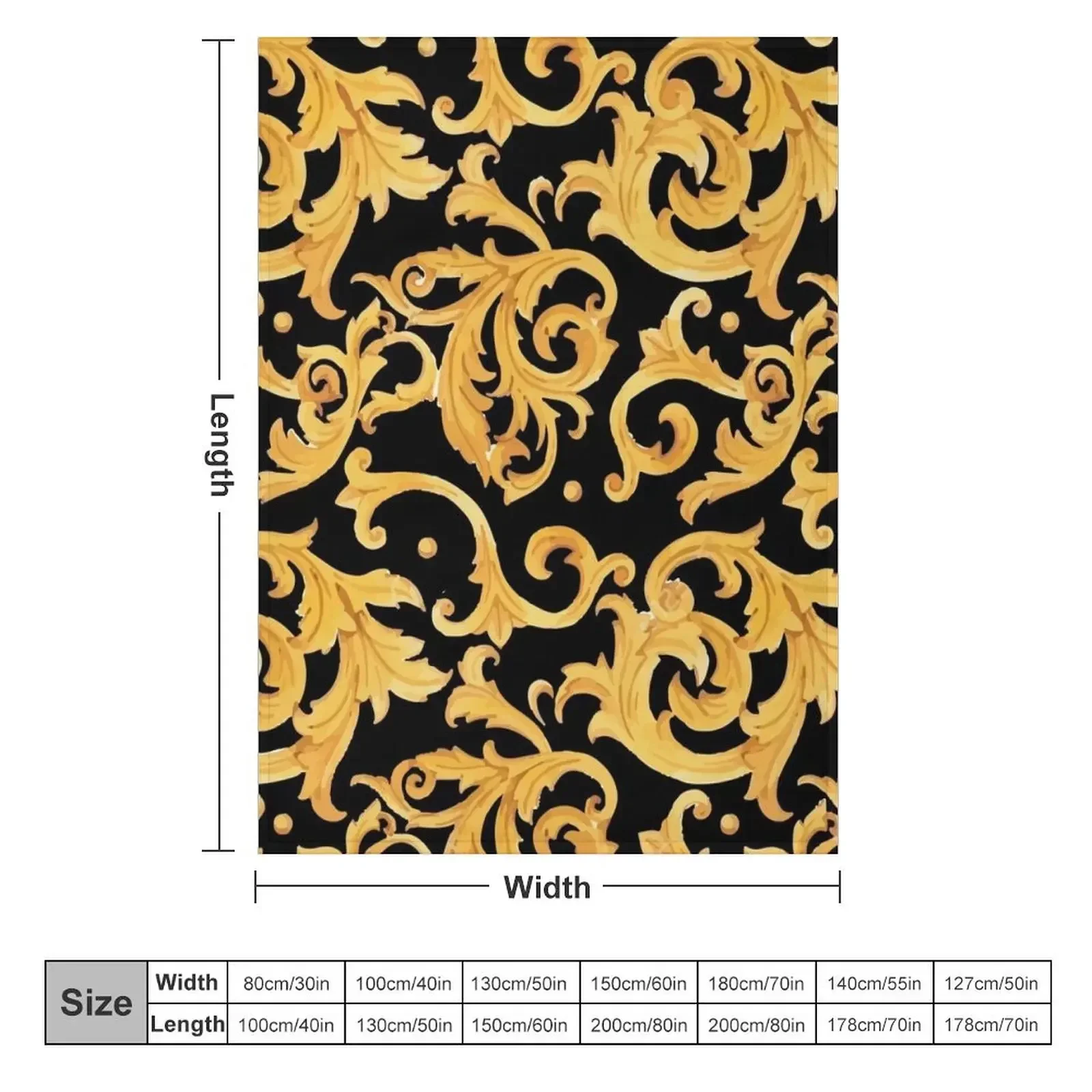 Одеяло с узором в стиле барокко. Зимние кровати для зимы. Детские одеяла.