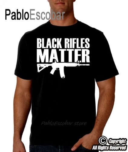 

Black Rifles Matter Black Tshirt | Ar-15, Ak47, 2Nd Amendment, Pro Gun, Guns Tee Shirt Mens fashion brand tees homme tops