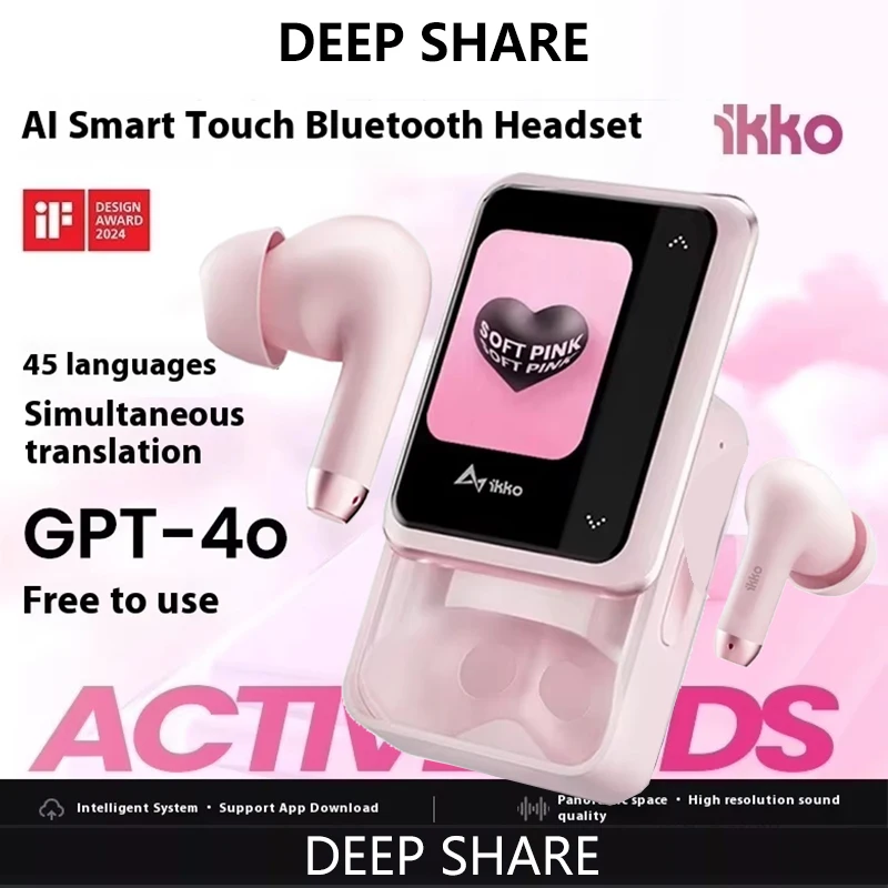 Гарнитура Balles ko Security ebuds Ai Translate интеллектуальный сенсорный экран наушники для