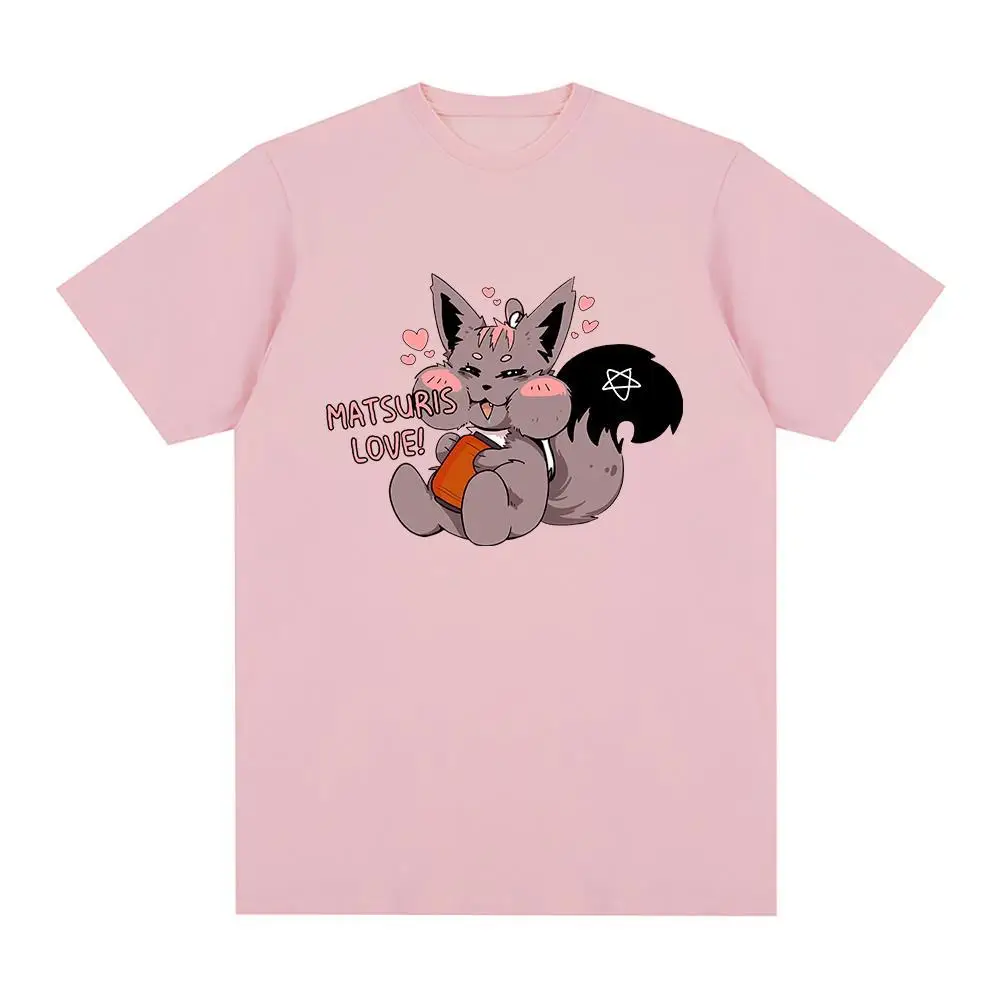 

Hololive English VTuber Natsuiro Matsuri Matsuris T Shirt Men/Women Aesthetic Graphic Tshirts Unisex Anime Cartoon Cotton Tees