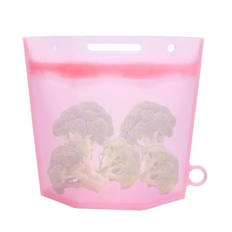 

Silicone Bags Reusable Sandwich Bags Dishwasher Safe BPA Free Reusable Food Storage Container For Lunch Marinate Food Travel