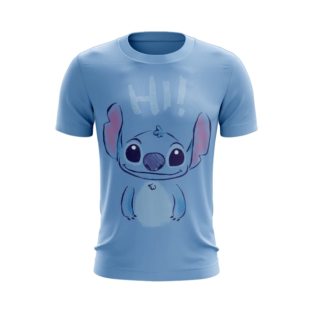 

Disney Stitch Cool Men's Clothing Shirts Summer Tee Shirt High Quality T-shirt 2022 Fashion Oversized Party T-shirts Print Tops