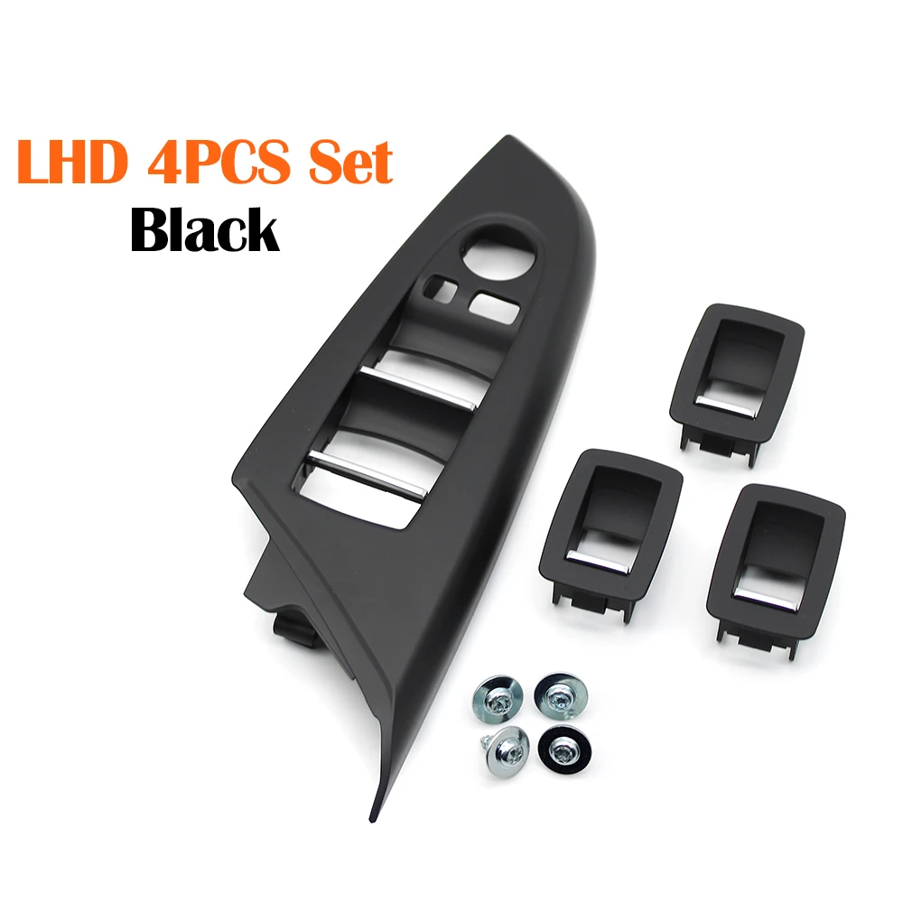 

4 шт. LHD RHD салон автомобиля левая и правая дверь переключатель стеклоподъемника внешняя крышка панель замена отделки для BMW X3 F25 2011-2017