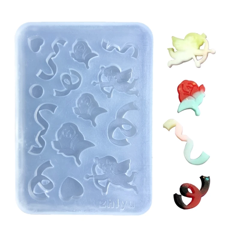

Quicksand Filling Materials Resin Mould Silicone Hollow Shaker Fillers Mould Jewelry Making Mold for Epoxy Casting Dropshipping