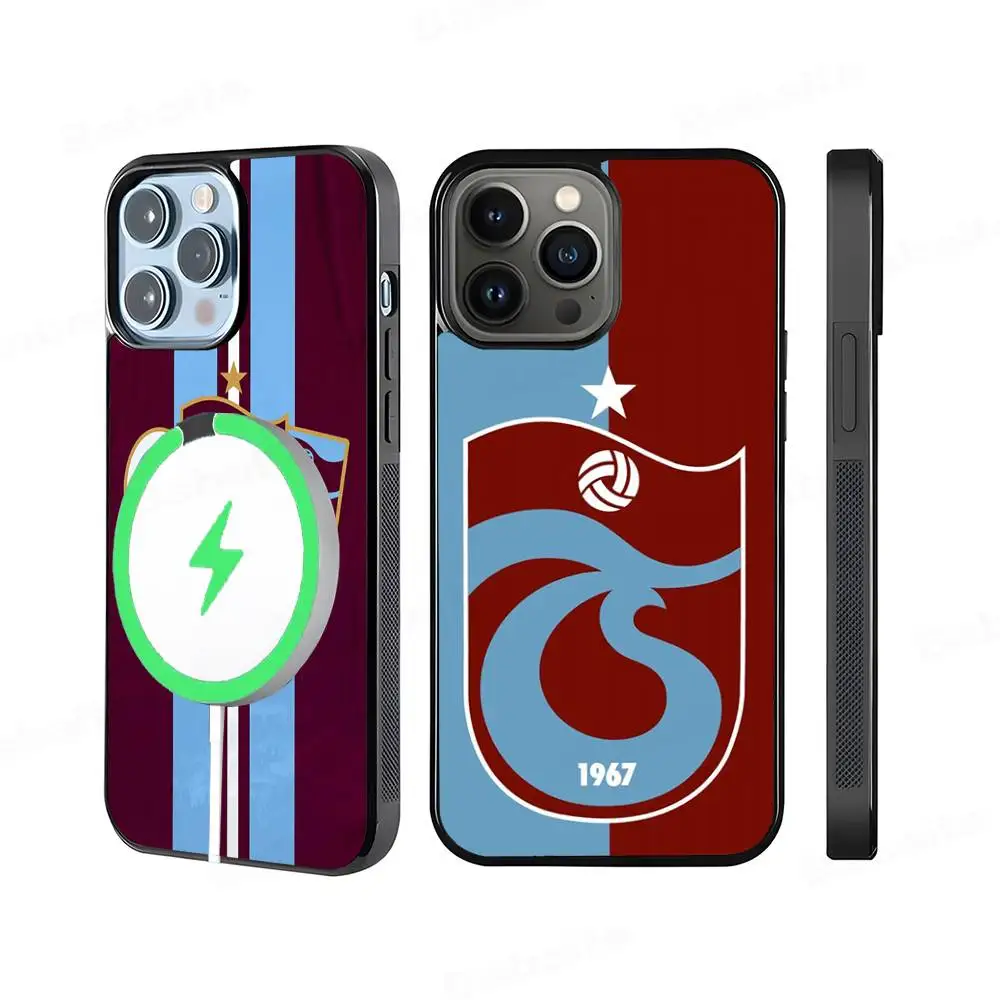 Фото Магнитный чехол для телефона T-Turkey T-Trabzonspor для iPhone 16 15 14 13 12 11 17 Pro Max Plus с поддержкой беспроводной зарядки №4