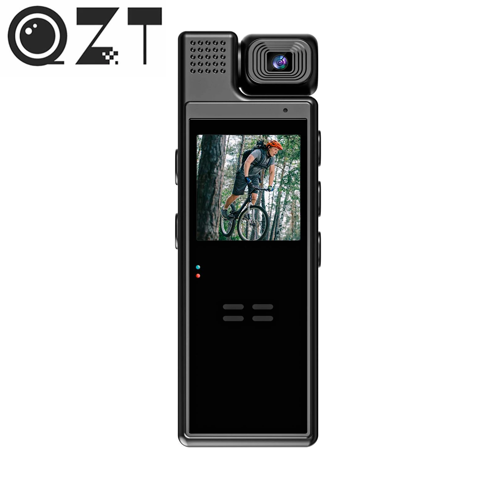 

QZT Action Camera HD 1080P Back Clip Night Vision Outdoor Camera Portable Video Recorder Device Mini External Memory Card Camera