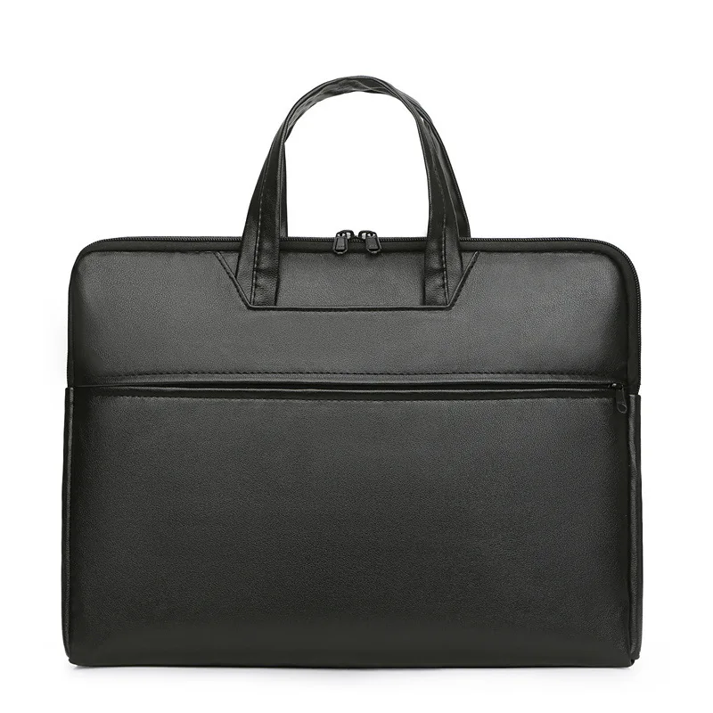 Simple Pure Color Laptop Bag Tablet Bladder Bag bag Oblique Ku Men And Women Briefcase