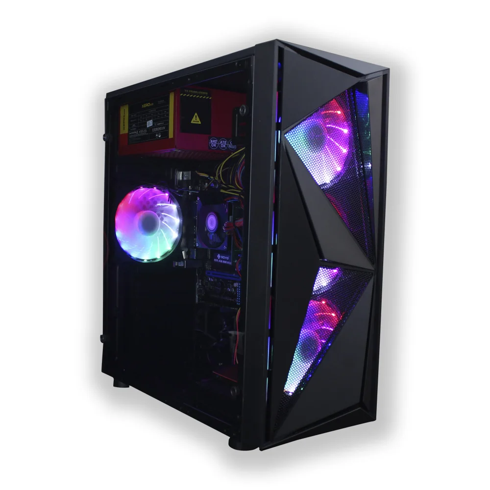 

Popular Full Tower Gaming Office Computer All In One 128G Desktop Computer With RGB CPU Fans Mainframe