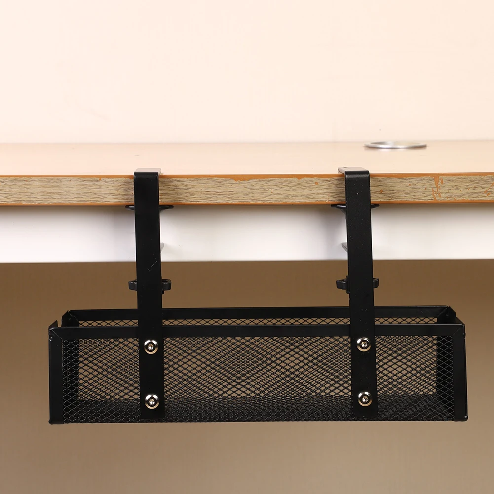 Выдвижной металлический кабельный лоток под столом без сверления с зажимом