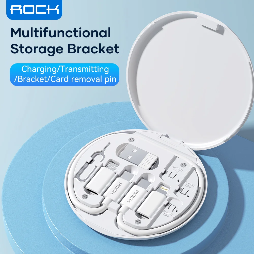 Зарядный кабель для смартфона ROCK 60 Вт многофункциональная настольная