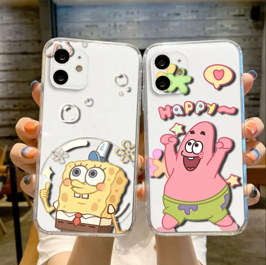 Мягкий чехол R30 SpongeBob SquarePants для Samsung A7 A70 A71 A72 A8 A9 J2 J4 J5 J6 J7 J9 M30S M31 M51 M23 A04 A14 A23 A34 A54