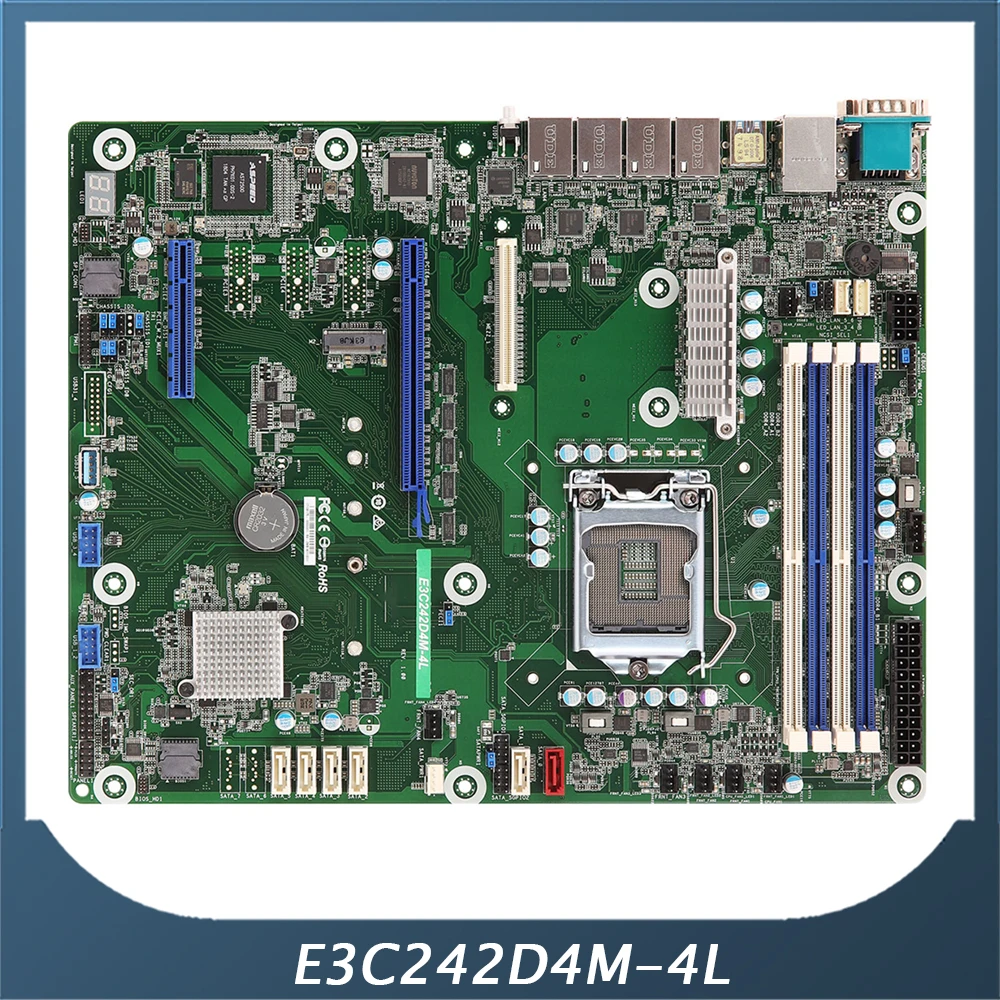 Server Motherboard For ASRock Rack For E3C242D4M-4L LGA1151 Support DDR4 Good Quality Server Motherboard For ASRock Rack For E3C242D4M-4L LGA1151 Support DDR4 Good Quality