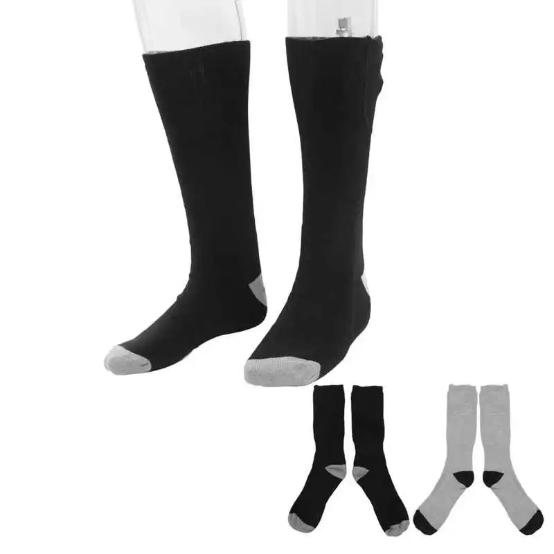 Electric Heated Socks Electric Thermosocks Far Infrared Heating Warm 3 Gears for Hiking
