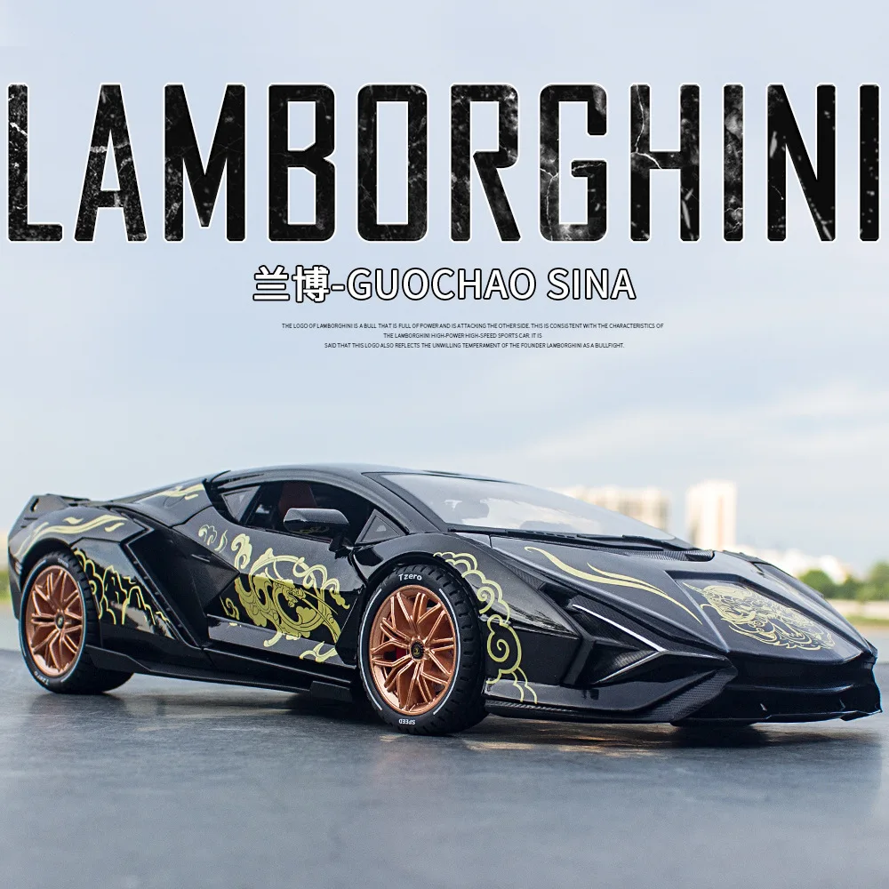

Модель автомобиля Lamborghini в китайском стиле, масштаб 1:18