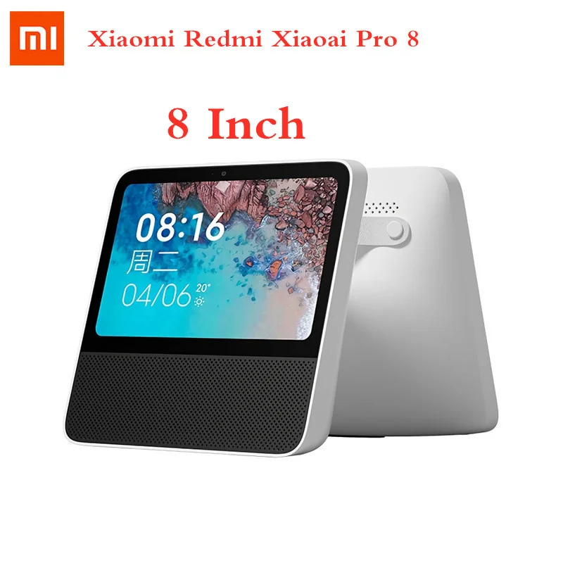 

Xiaomi Redmi Xiaoai Pro 8 Bluetooth AI Touch Screen Speaker 8 Inch Alarm Clock 4700mAh WiFi Smart Connection Video Call Speaker