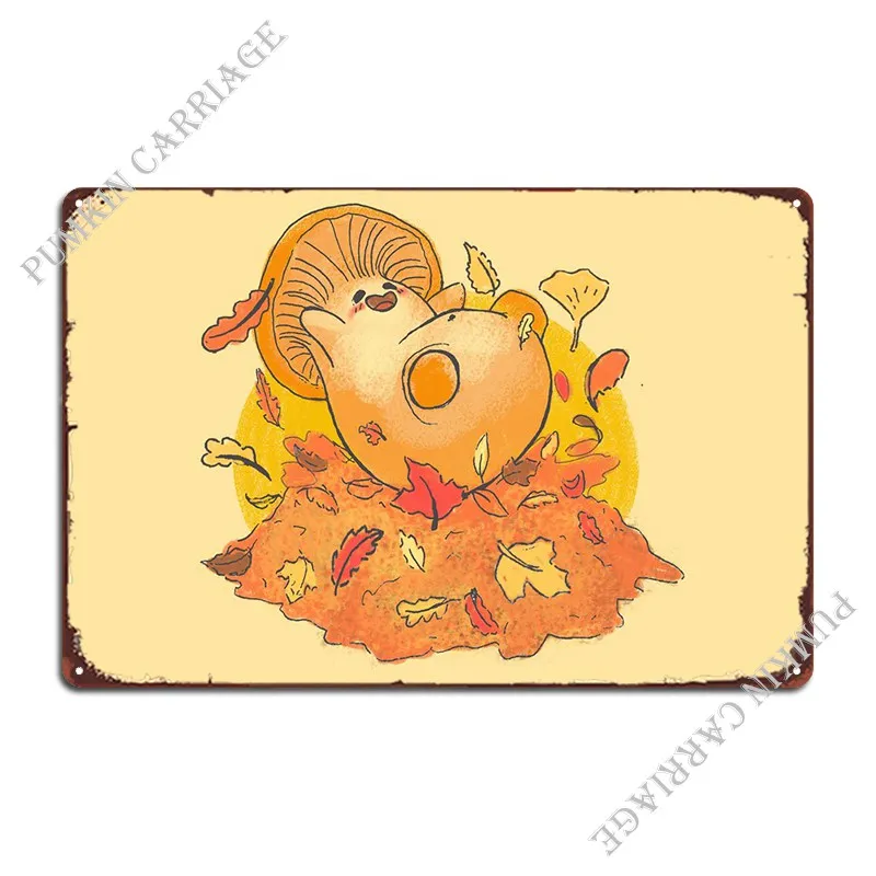 

Осенний лист ворс гриб металлический налет Ретро кинотеатр студийный плакат