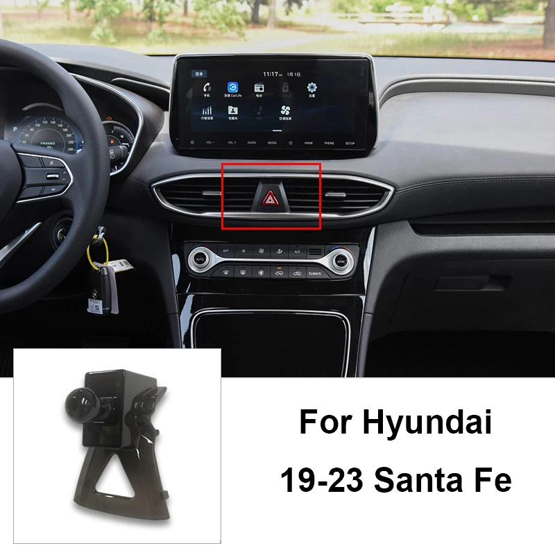 Фото Для Hyundai Elantra IX25 IX35 Tucson Palisade Sonata Tucson Custo LAFESTA Автомобильный специальный держатель для телефона, кронштейн, специальное основание №5