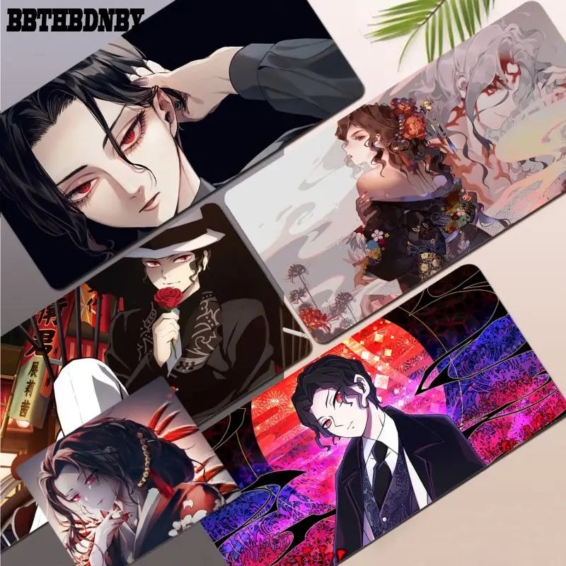 

BBTHBDNBY, коврик для мыши для компьютерных игр, рассекающий демонов, музан, кибутацзи, симпатичный резиновый коврик для мыши, размер для клавиат...