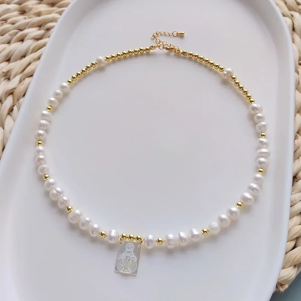 KKBEAD Boho Колье-чокер С Пресноводным Жемчугом Женские Модные Украшения Браслетом Из