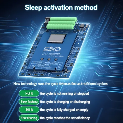 SiKO Трехканальный автоматический тестер батарей для iPhone 11-15