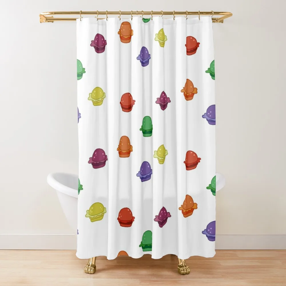 Красивый набор наклеек для бургеру занавеска душа в ванной водонепроницаемая