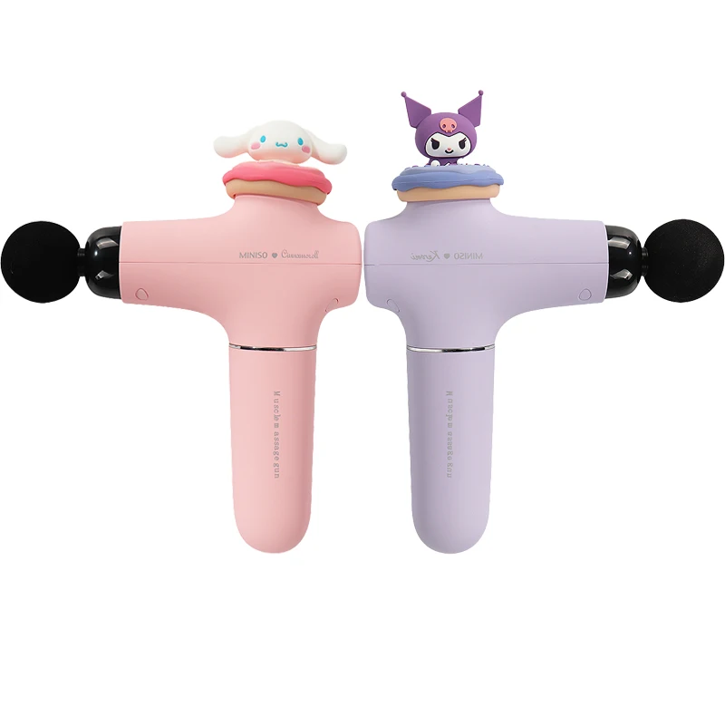 

Kawaii Sanriod Cinnamorol Kuromi Fascia Gun Cute High Appearance Muscle Massager Electric Massager Gifts for Friends
