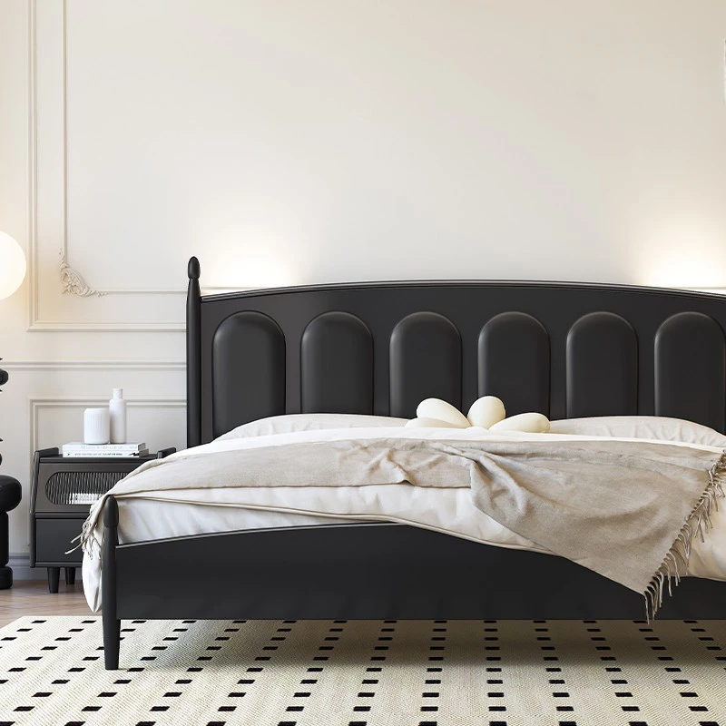 Минималистичная современная кровать 180x200 см модная двуспальная в итальянском