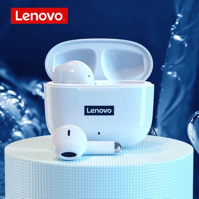 

TWS-наушники Lenovo LP40S с поддержкой Bluetooth и микрофоном