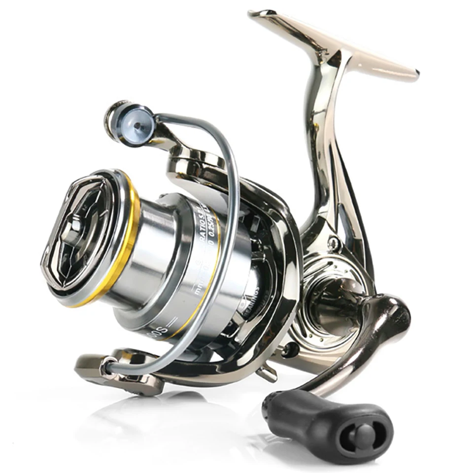 

ES2000-3000S Series 5+1BB Fishing Reel Single/Double Rocker Arm Spinning Metal Wheel Max Drag 8KG Outdoor Freshwater Tackle