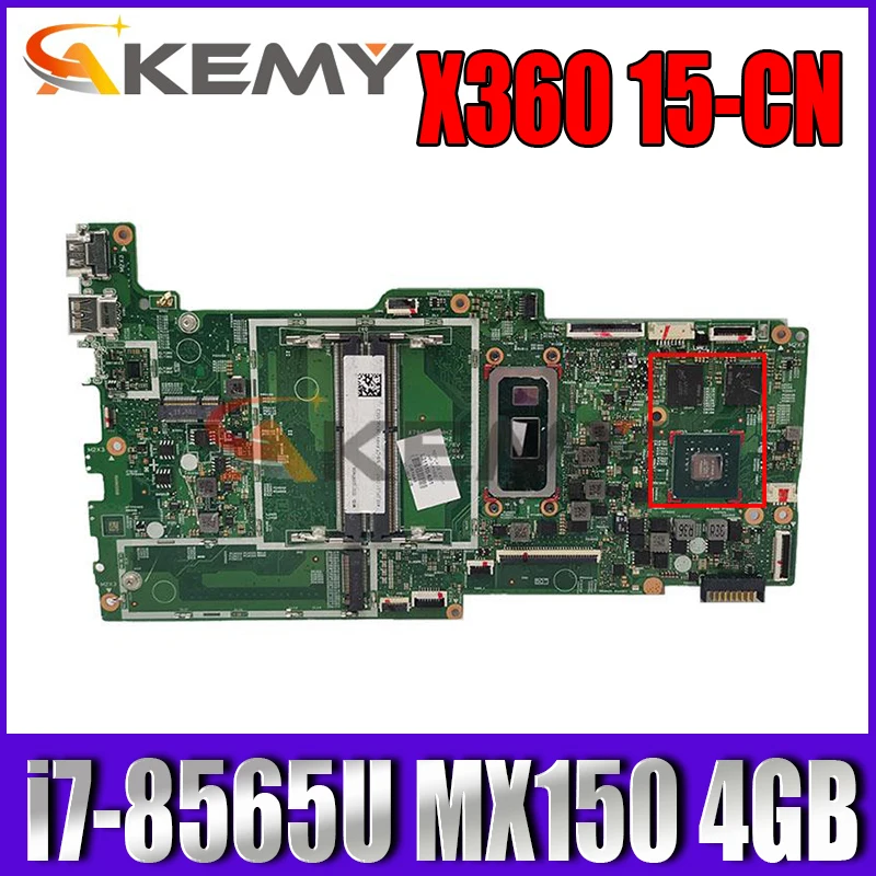 

L31510-601 18709-2 448.0FL09.0021 For HP ENVY X360 15-CN 15M-CN 15T-CN Laptop motherboard L31510-001 with i7-8565U MX150 4GB