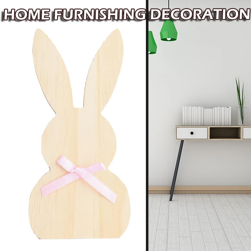 

1 шт., декоративный деревянный Пасхальный кролик