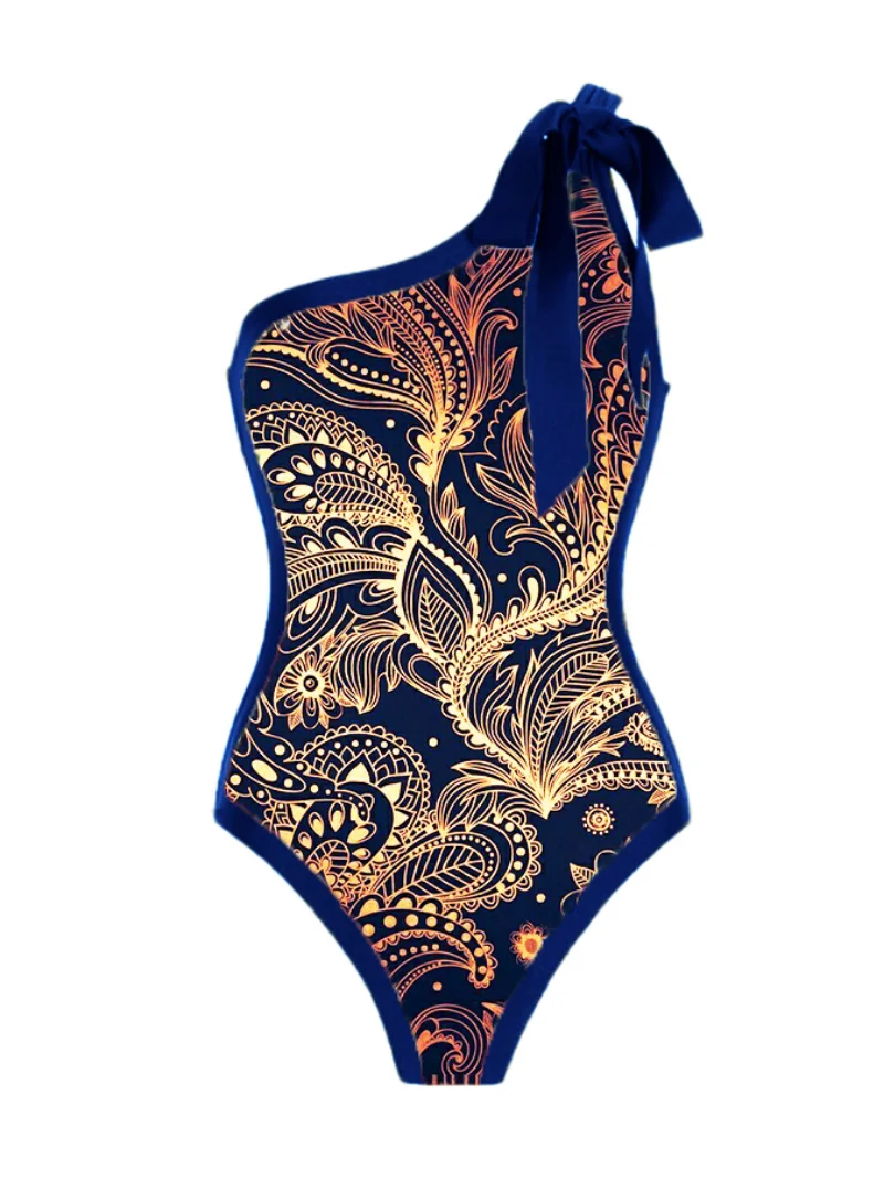 Art Print One Piece Swimsuit and Cover Up