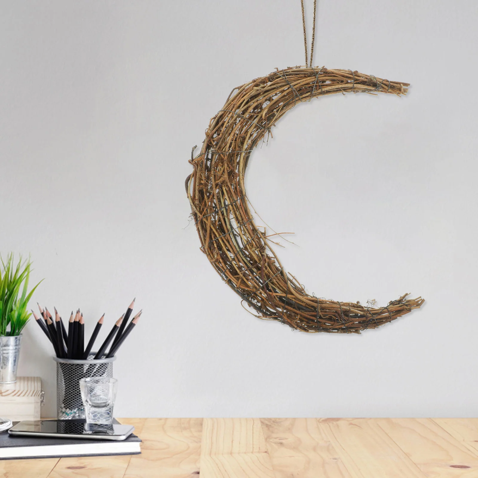 

Smilax Rattan DIY Wreath Dream Catcher Ring Frame Hoops Circle Halloween