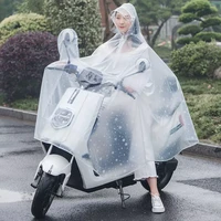 transparent bicycle motorcycle raincoat windproof chubasquero moto rain poncho impermeable clear raincoat single double raingear