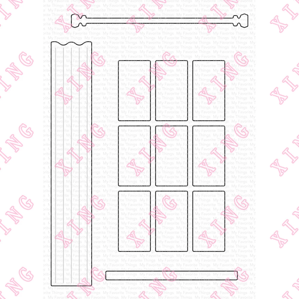 

New Scrapbook Embossing Decoration Template Picture Window Metal Cutting Dies Diy Greeting Card Craft Blade Punch Reusable Mold