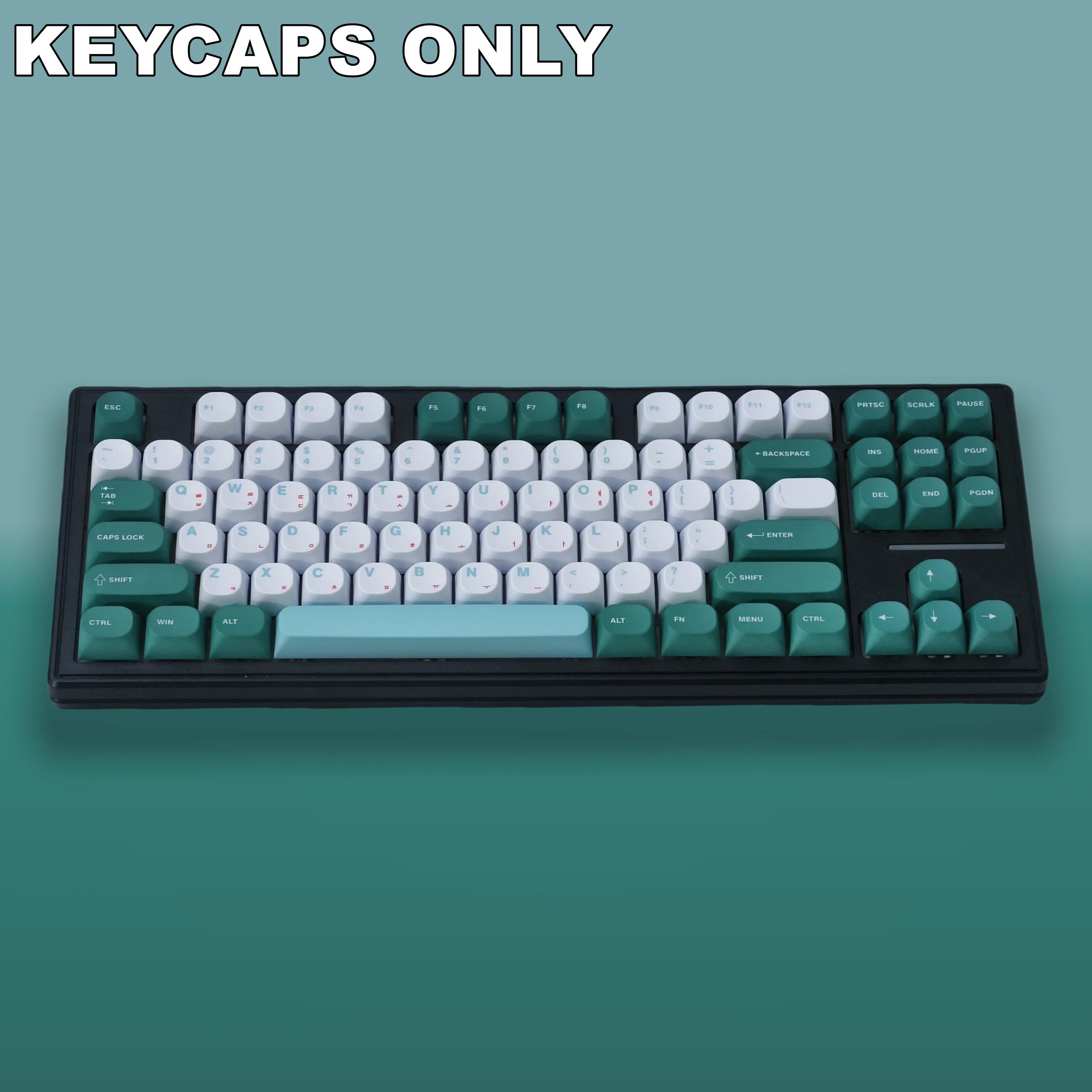 PFK 4 типа корейских раскладок PBT колпачки для клавиш MA Profile с сублимированной