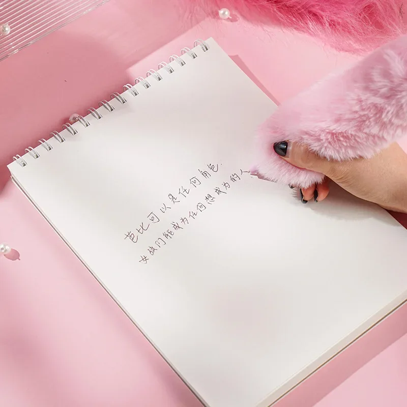 Розовая гелевая ручка Барби плюшевые шариковые ручки милые креативные удобные