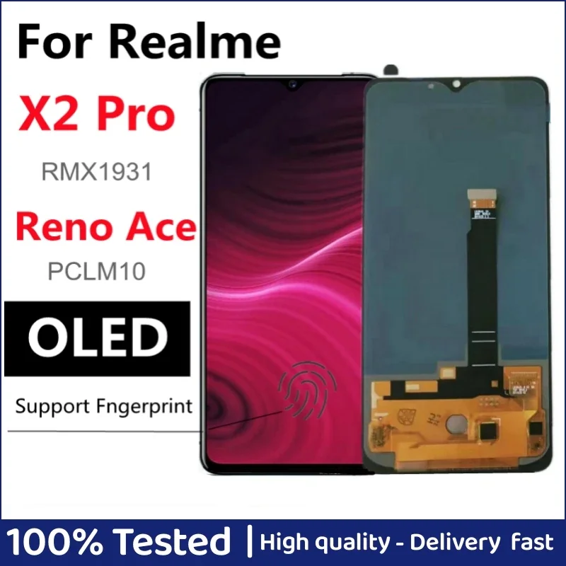 

ЖК-экран с сенсорной панелью для OPPO Reno Ace PCLM10, 6,5 дюйма