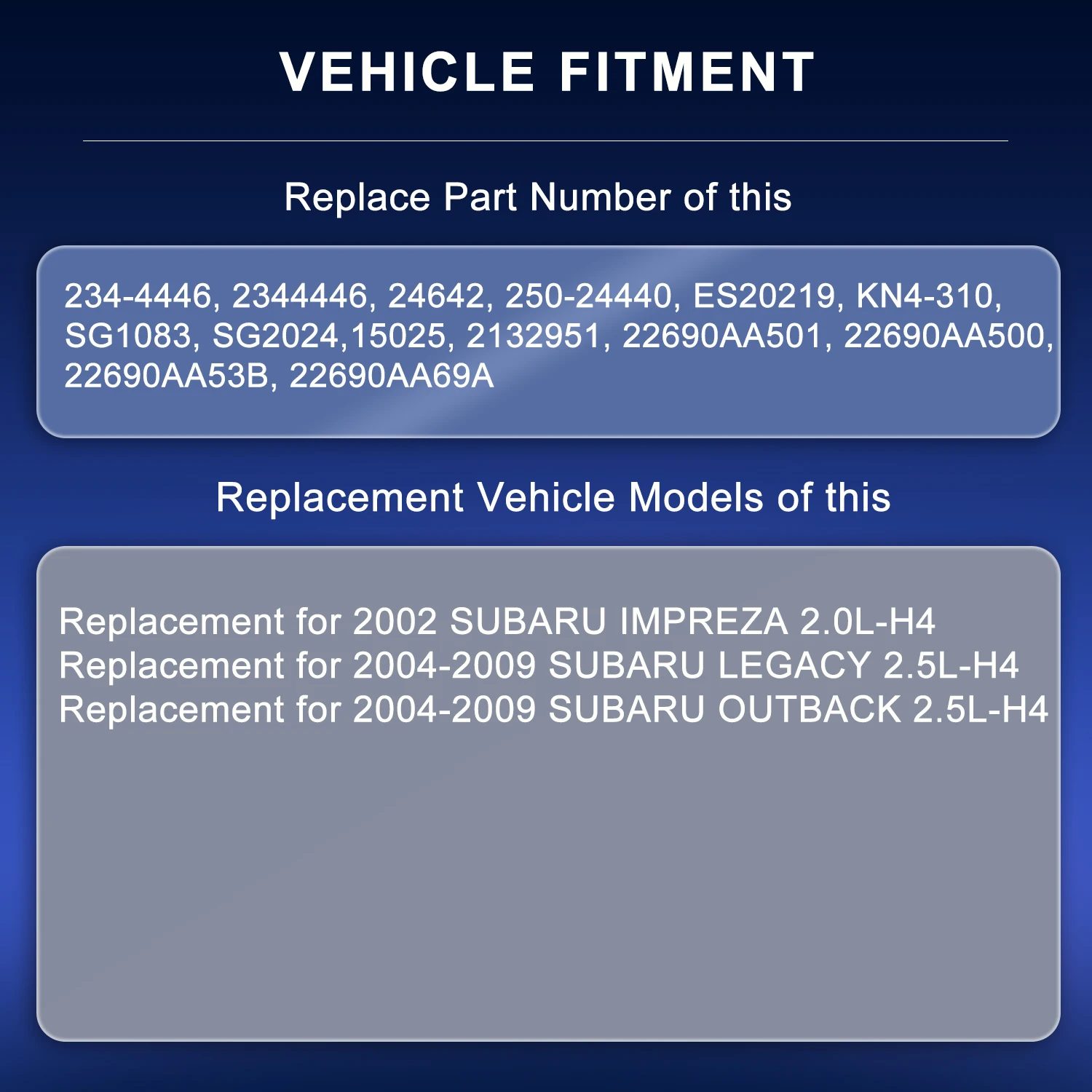 Фото 22690-AA500 234-4446 Датчик кислорода вниз, совместимый с Subaru Outback Legacy 2.5L-H4 2004-2009 гг. №4